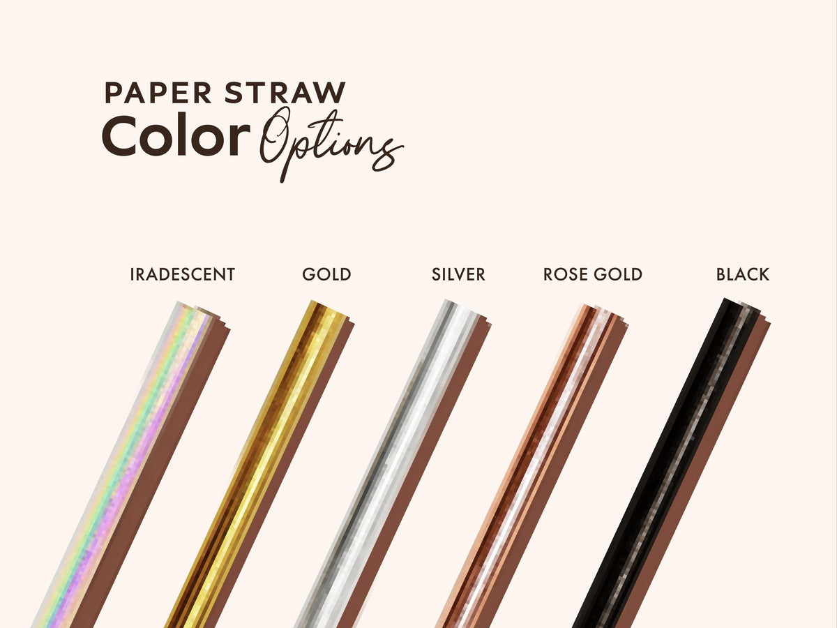 Custom Pet Photo Straws – Pastel Party Hats