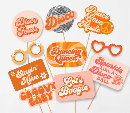 Groovy Disco theme photo props