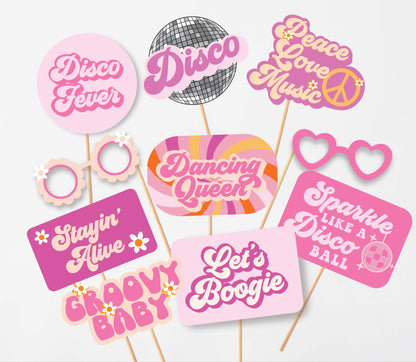 Groovy Disco theme photo props