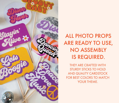 Groovy Disco theme photo props