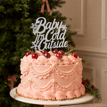 Baby It's Cold Outside Cake Topper