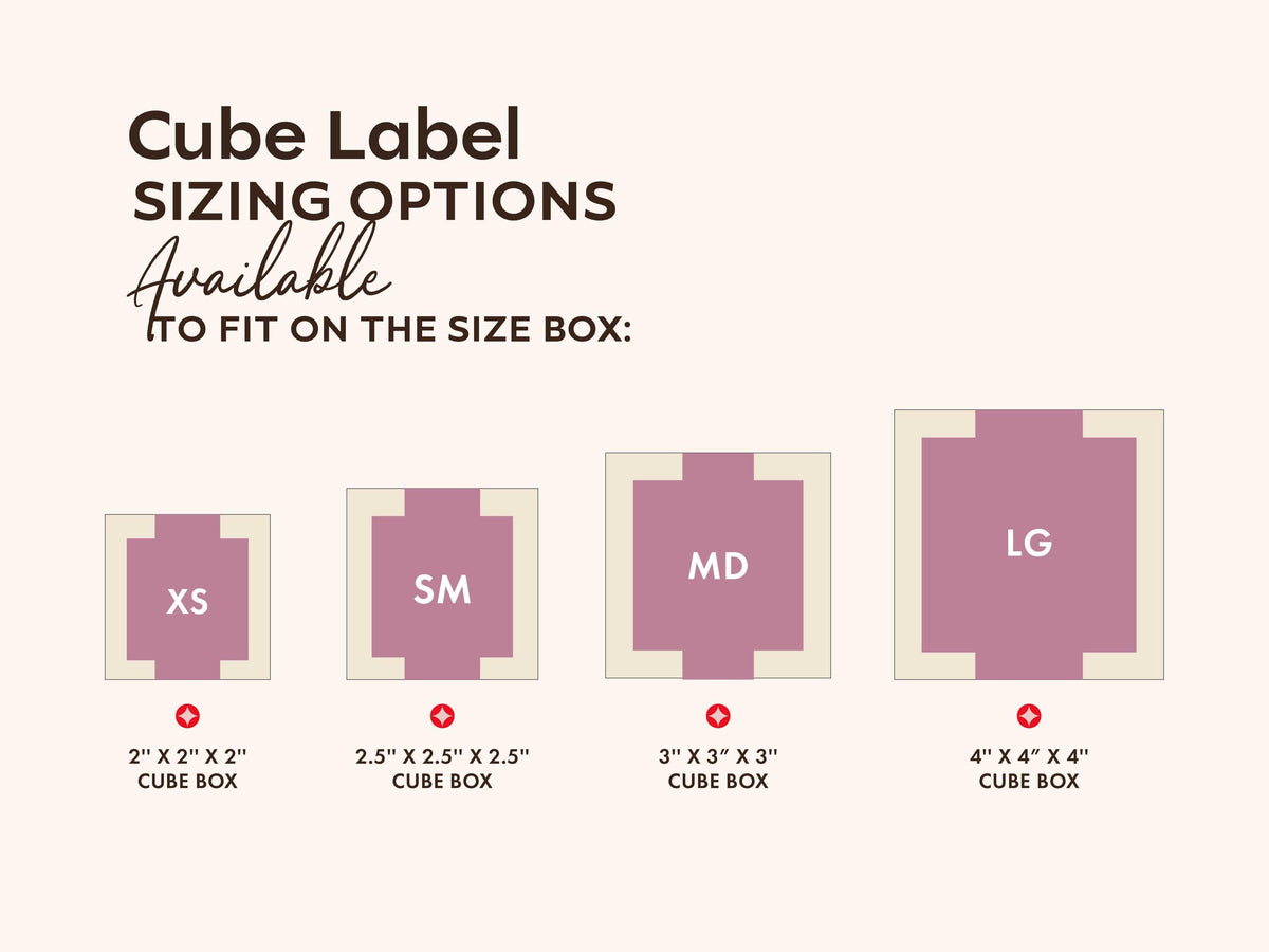 Custom His and Her Candy Label for box favors